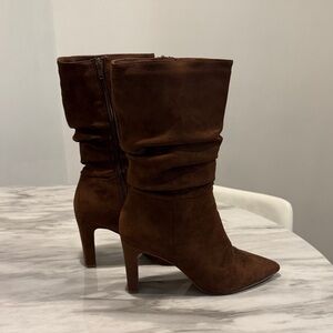 Chinese Laundry Dark Brown Suede Boots